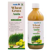 Healthvit Wheat Grass Amla Juice (500 ml)